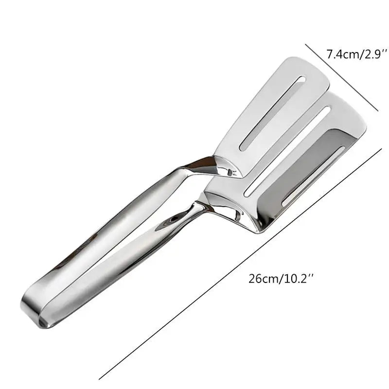 Stainless Steel BBQ Tongs – Multifunctional Cooking Clamp BBQ Cooking Tongs Oasis Select Silver