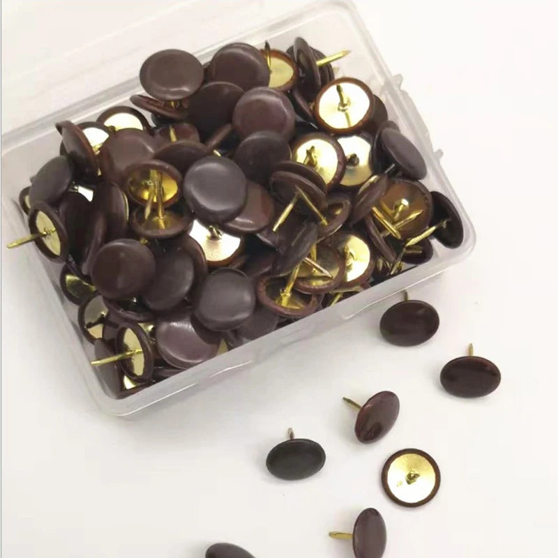 100pcs Colorful Thumbtack Pushpins – Cork Board & Map Pins