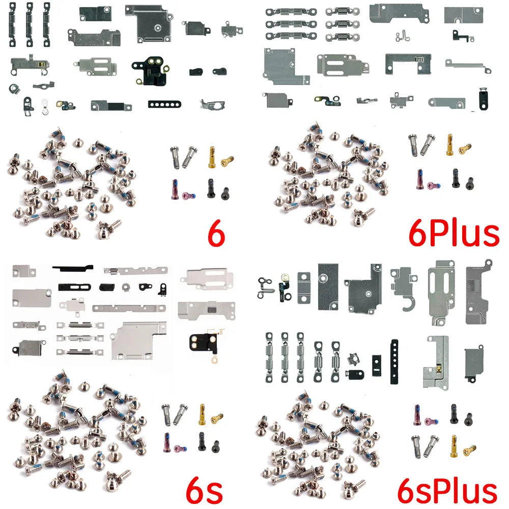 iPhone 6–11 Pro Max Inner Metal Bracket Shield Plate & Screws Set