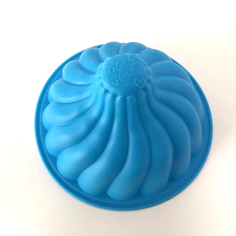 Swirl 3D Mini Muffin Silicone Mold – Cupcake & Cake Baking Pan Silicone Baking Mold Oasis Select