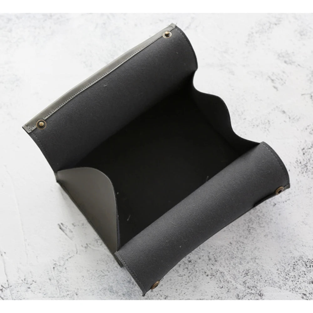 PU Leather Tissue Box Holder – Napkin Case for Car & Home Tissue Box Holder Oasis Select