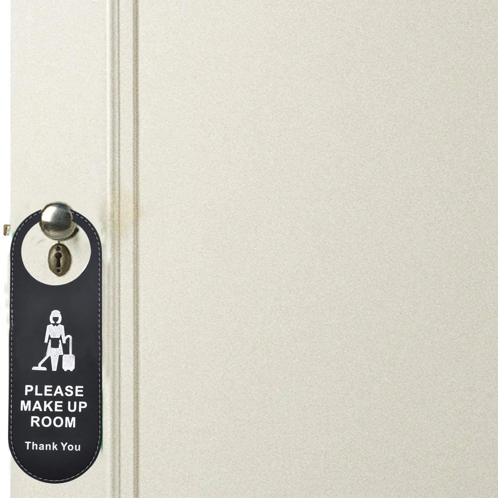 Double-Sided Door Hanger Sign – Do Not Disturb & Make Up Room