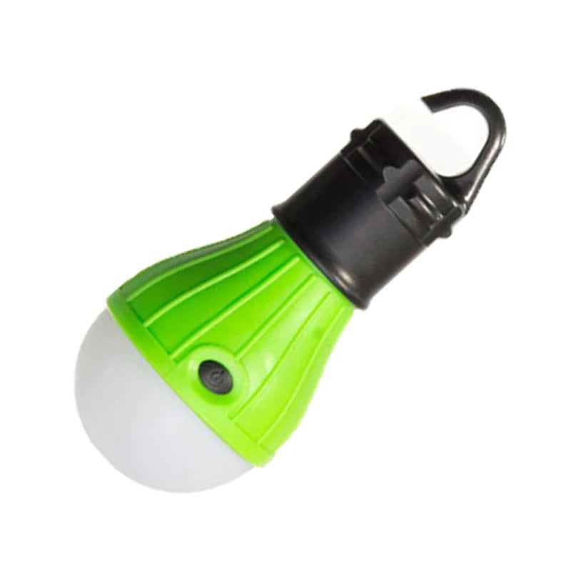 Portable LED Lamp Bulb Camping Light Emergency Light with Hanging Hook Tent Light Camping Lantern Waterproof Oasis Select green
