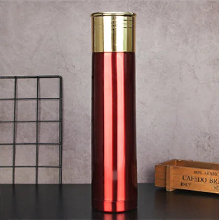 1000ml Double-layer Vacuum Stainless Steel Bullet Sports Mug water bottle Oasis Select Red. 750ml Flat cover