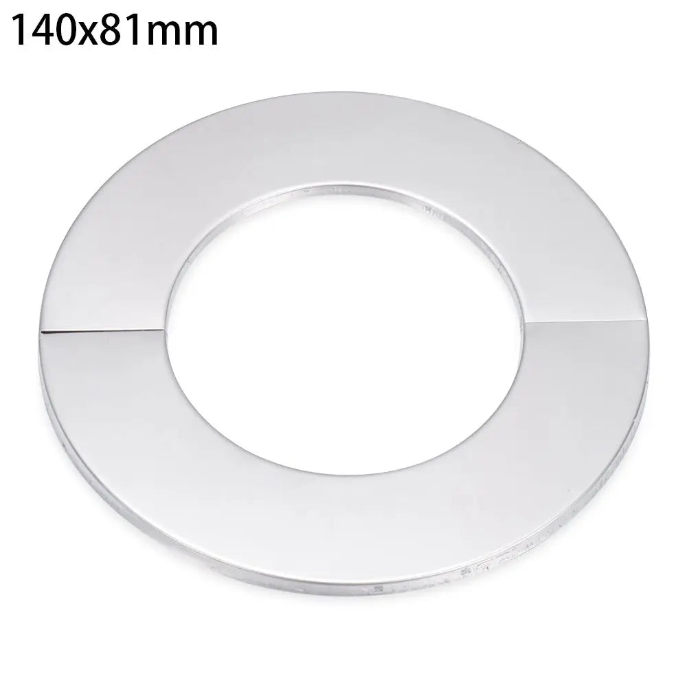 Stainless Steel Water Pipe Wall Covers Self-adhesive Shower Faucet