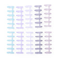 KW-trio Binding Spine Combs 6Holes Loose Leaf Binder Album Rings for DIY Notebook Photo Album Calendar 12mm/0.5in Spine Diameter Oasis Select Type 2