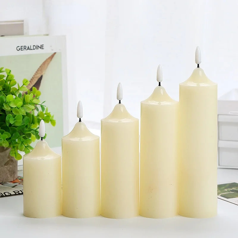 LED electronic candle lights Christmas decorations church wedding window shop scene layout new decorations Oasis Select