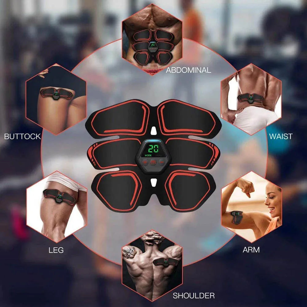 Exercise Machine Slimming Belts Weight Loss Products EMS Electrostimulator ABS Trainer Abdominal Muscle Stimulator for Men Women Oasis Select
