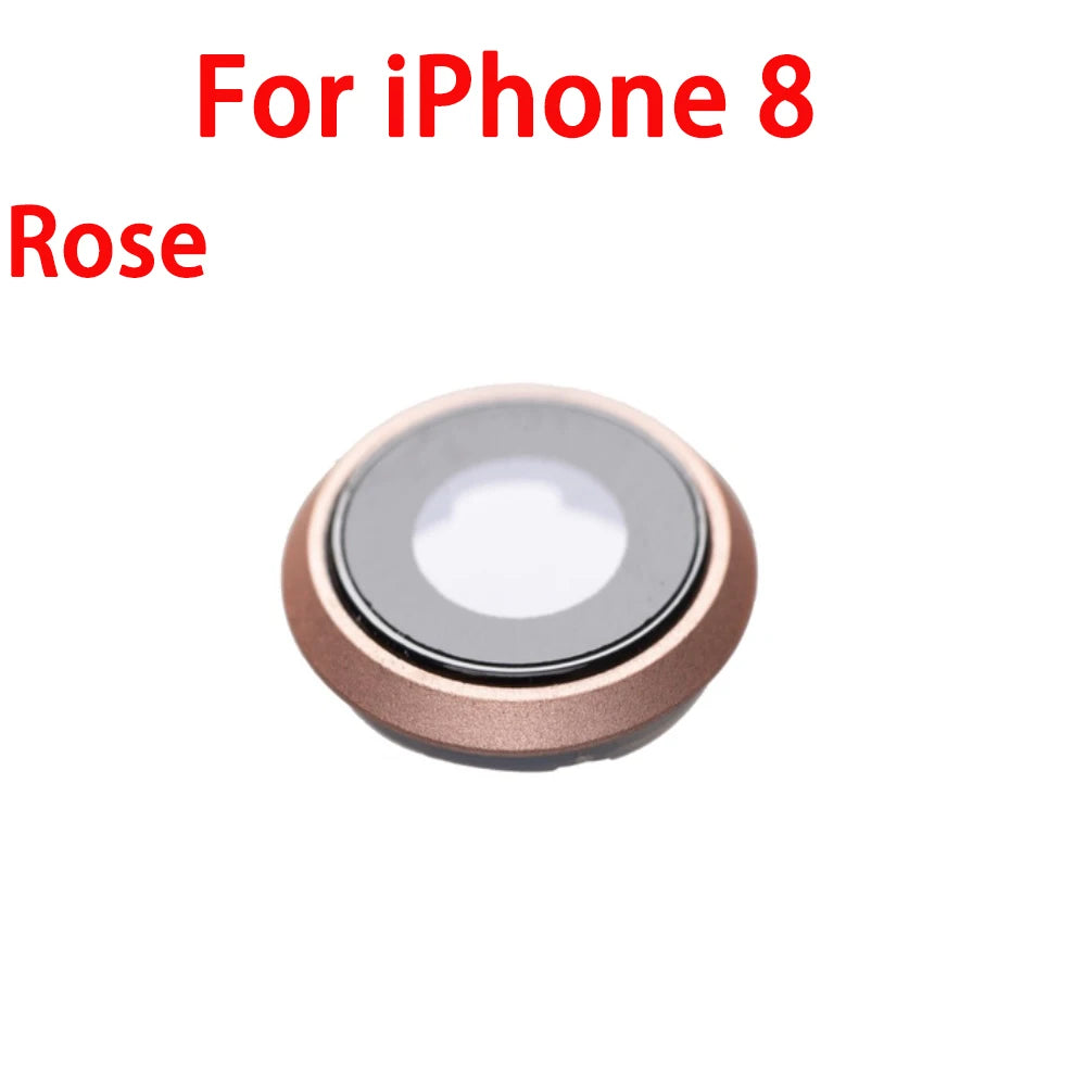 iPhone 6/6s/7/8 Series Rear Camera Lens Glass Cover with Frame