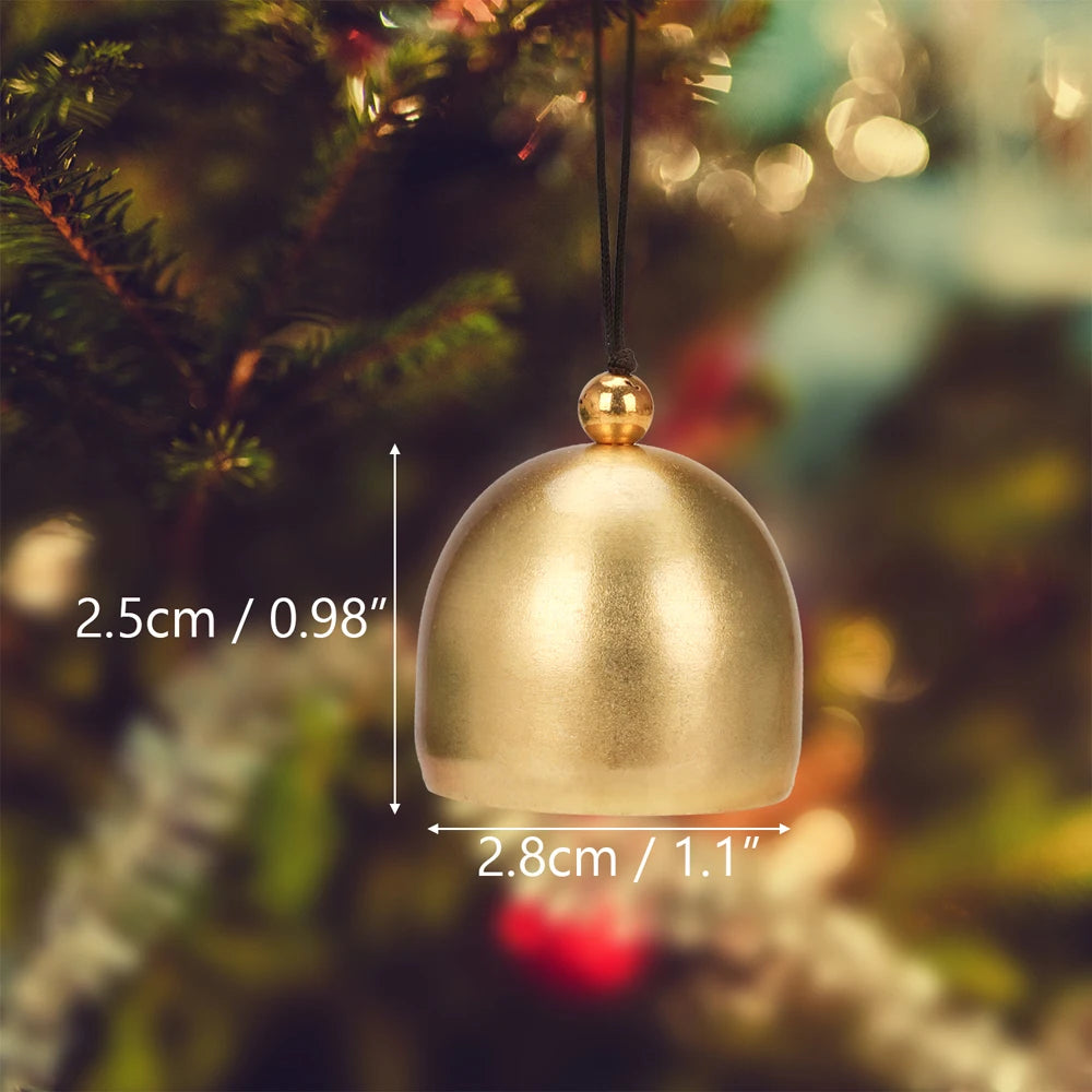 10pc Brass Jingle Bells – Christmas DIY Crafts & Wind Chimes