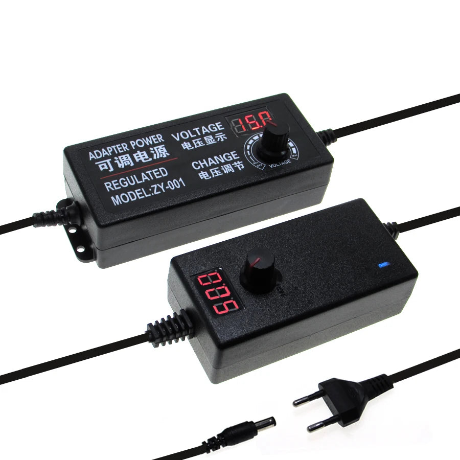 AC DC Adjustable Power Supply 3V 5V 9V 12V 15V 18V 24V Switching Power Supply Adapter Transformer 220V To 12V 24V 12 24 V Volt Oasis Select