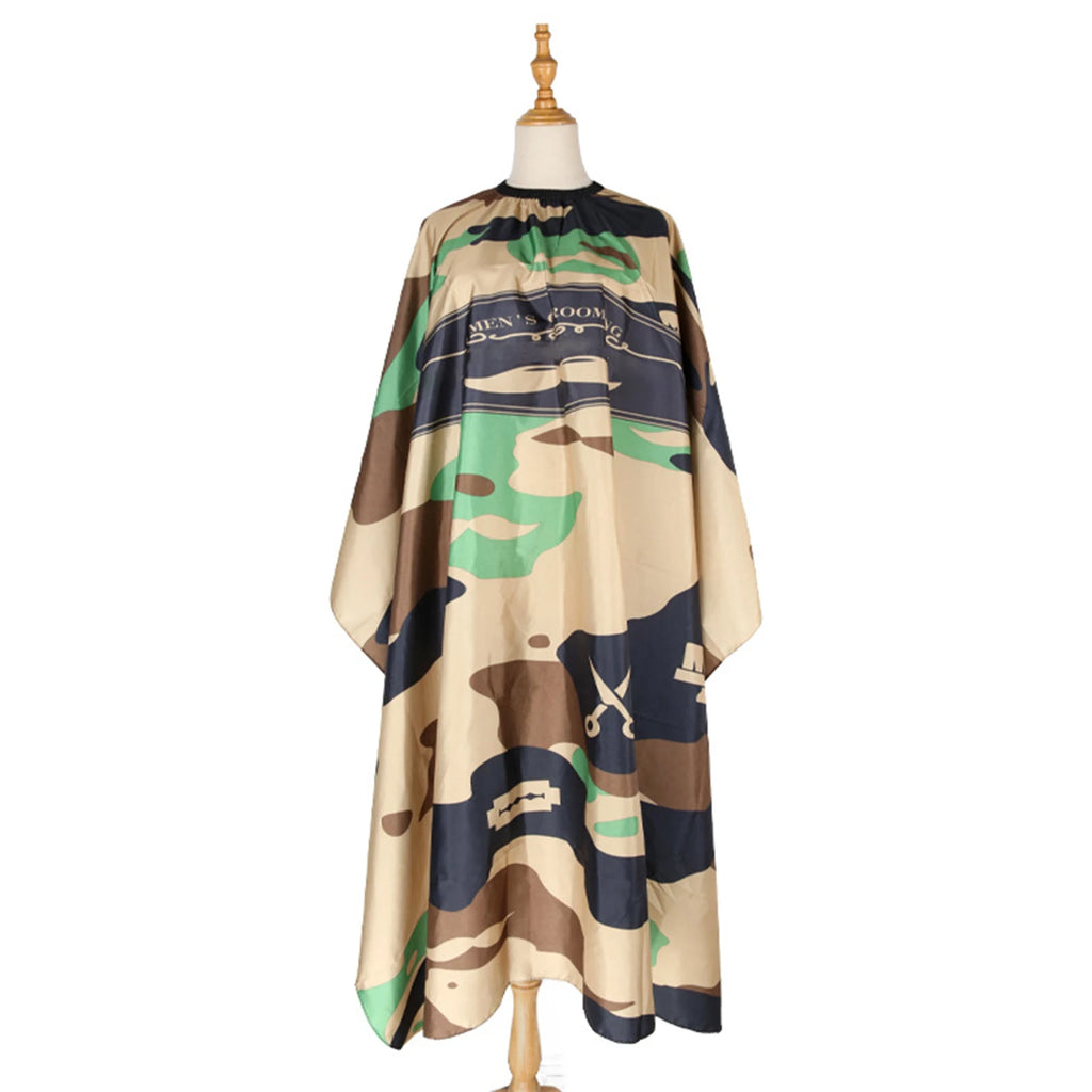 Hairdressing Cloth Camouflage Pattern Apron Haircut Cape Waterproof Hair Cutting Gown Barber Cape Hairdresser Cape Gown Cloth Oasis Select United States