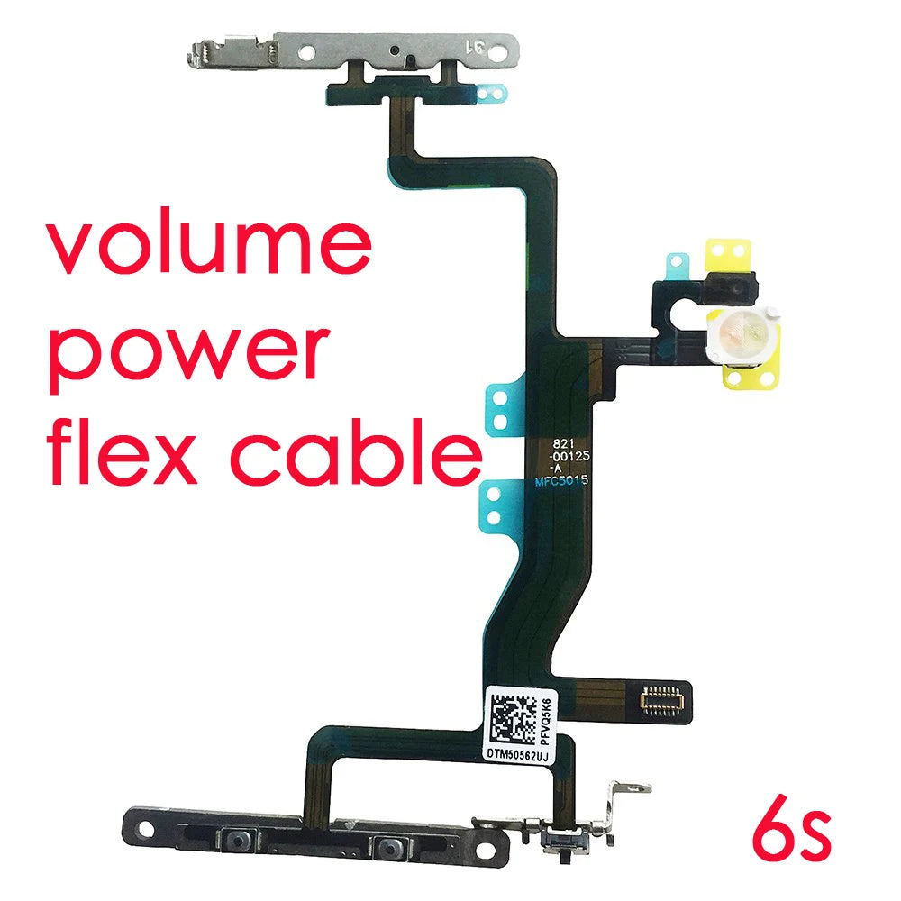 iPhone 6 6 Plus 6s Power & Volume Flex Cable with Bracket