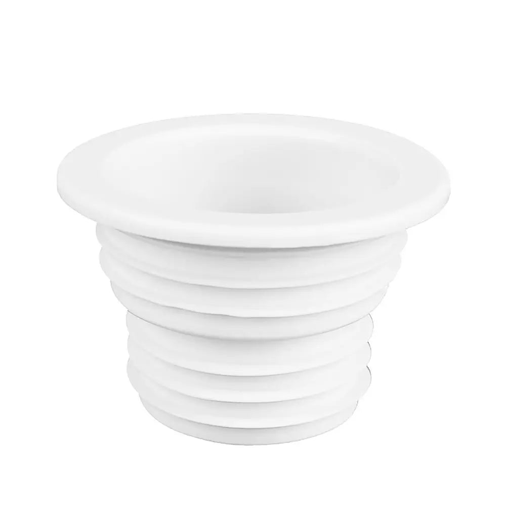 PP Insect Proof Anti-odor Sealing Cover Sewer Pipe Seal Ring Washing Machine Pipe Connector Floor Drain Plug Kitchen Bathroom Oasis Select White