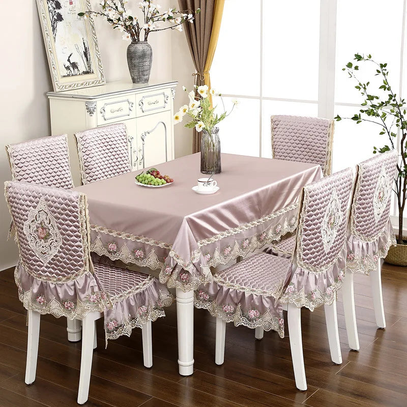 Golden and jade dining chair suit chair cover chair cushion back table cloth dining table cloth tablecloth rectangular Oasis Select purple 150x200cm tablecloth