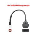 Motorcycle OBD2 Extension Cable – KTM Yamaha Honda Suzuki Ducati OBD2 Diagnostic Cable Oasis Select For Yamaha 4pin