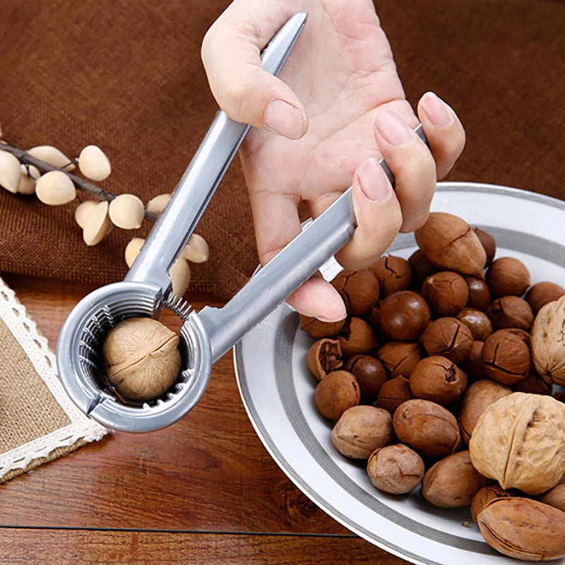 Zinc Alloy Nutcracker Sheller Crack Almond Walnut Pecan Hazelnut Filbert Nut Kitchen Nut Sheller Clip Tool Clamp Plier Cracker Oasis Select