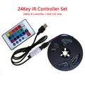 DC 5V RGB LED Strip USB Light Not Waterproof SMD 5050 0.5- 5M 5 V Volt TV PC Led Strip Light USB RGB Tape With Remote Controller Oasis Select With 24Key USB 0.5M