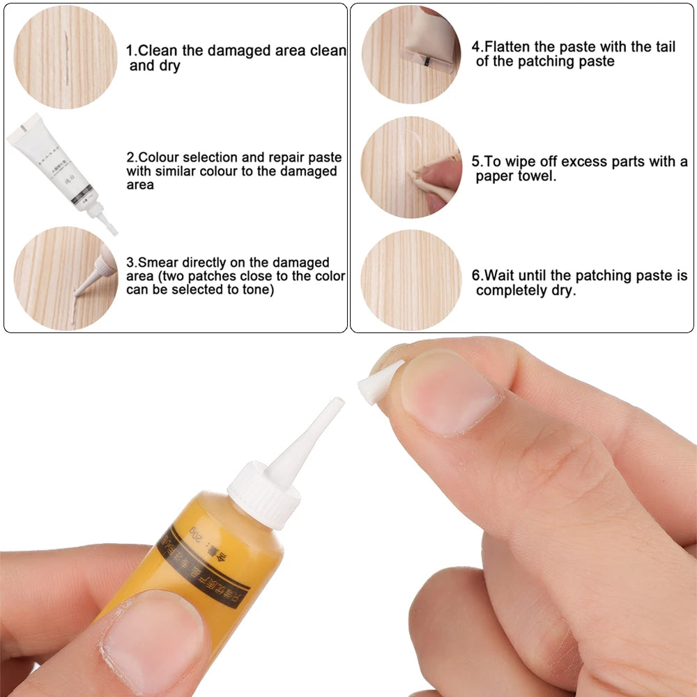 Marker Pen Cream Wax Repair Polymer Resin For DIY Wood cratch Filler Remover Wooden Furniture Touch Up Tool Fast Repair Oasis Select