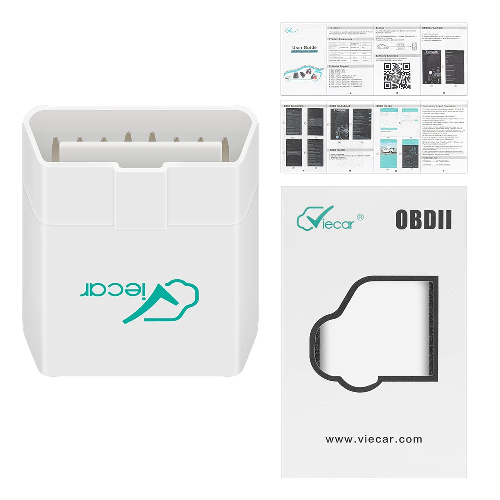 Viecar 4.0 ELM327 V1.5 Bluetooth WiFi OBD2 Diagnostic Scanner OBD2 Diagnostic Scanner Oasis Select