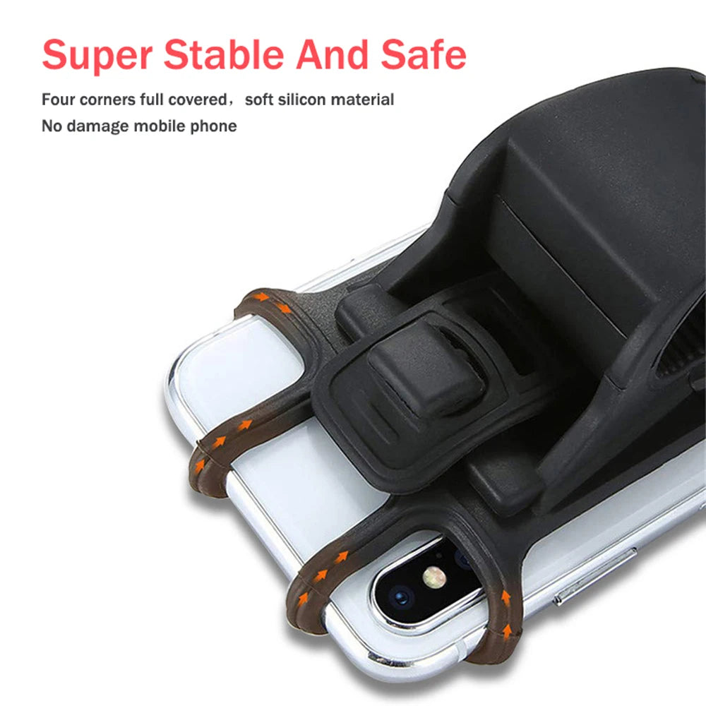 Universal Silicone Phone Mount for Stroller, Pram & Bicycle