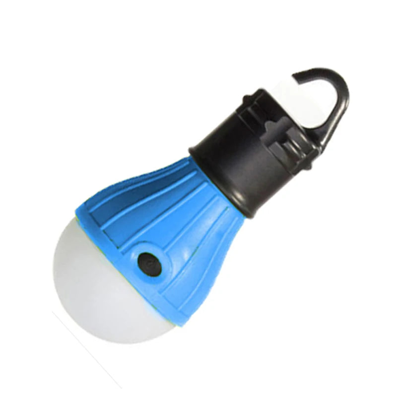 Portable LED Lamp Bulb Camping Light Emergency Light with Hanging Hook Tent Light Camping Lantern Waterproof Oasis Select blue