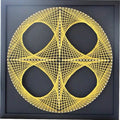 Geometry nail winding painting DIY material package wool winding painting hand decorative yarn string silk gift Oasis Select Non finished product