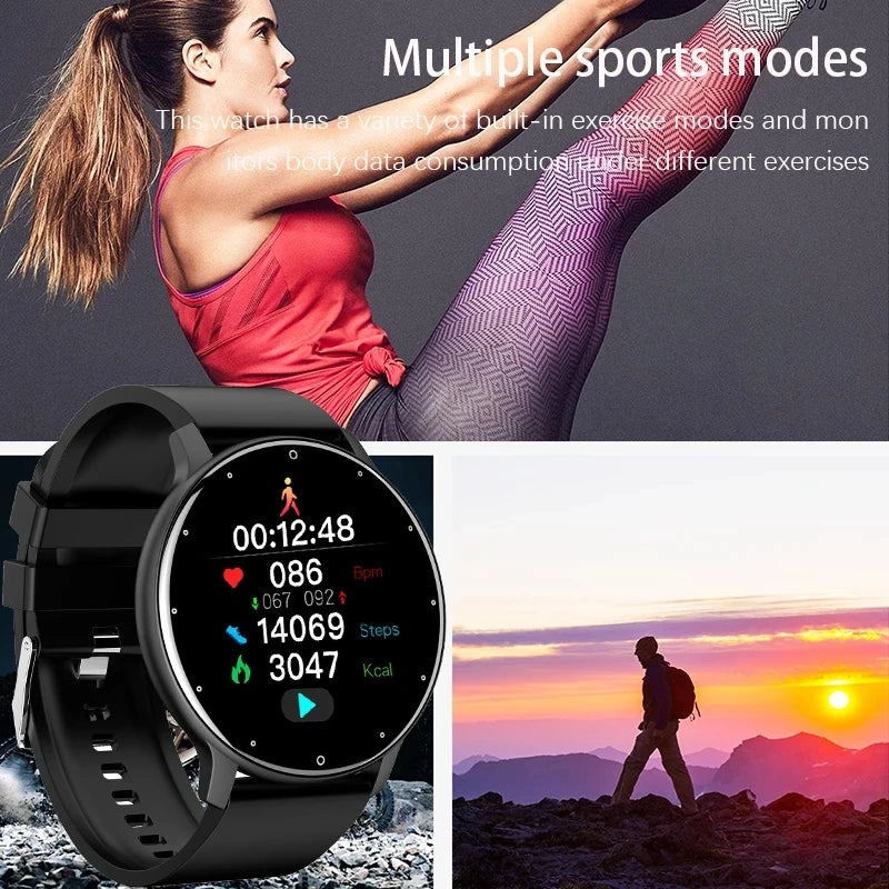 LIGE Smart Watch – Fitness Tracker, Heart Rate, Waterproof