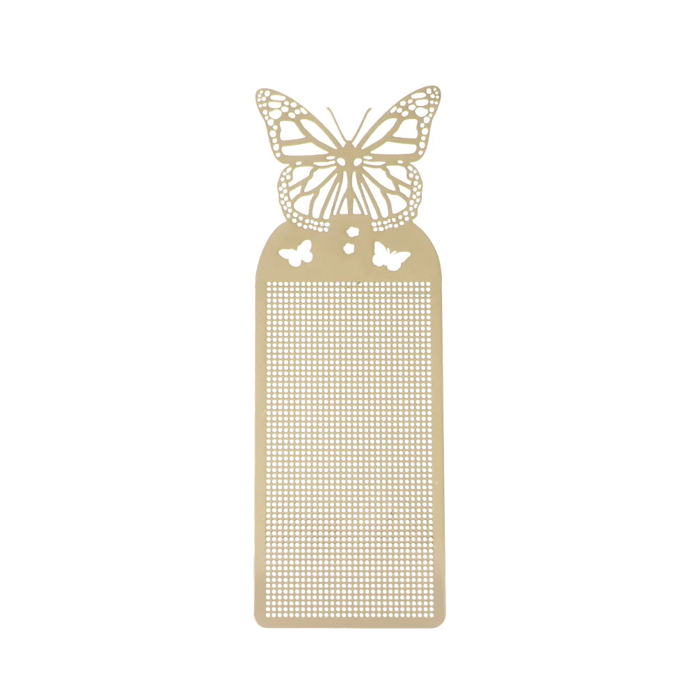 DIY Craft Cross Stitch Bookmark Butterfly Owl Stich Metal Silver Golden Needlework Embroidery Crafts Counted Cross-Stitching Oasis Select Butterlfy Gold