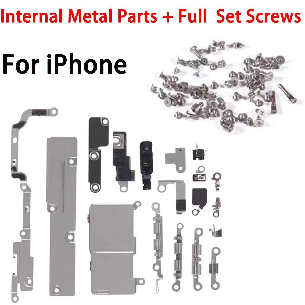 iPhone 6–11 Pro Max Inner Metal Bracket Shield Plate & Screws Set