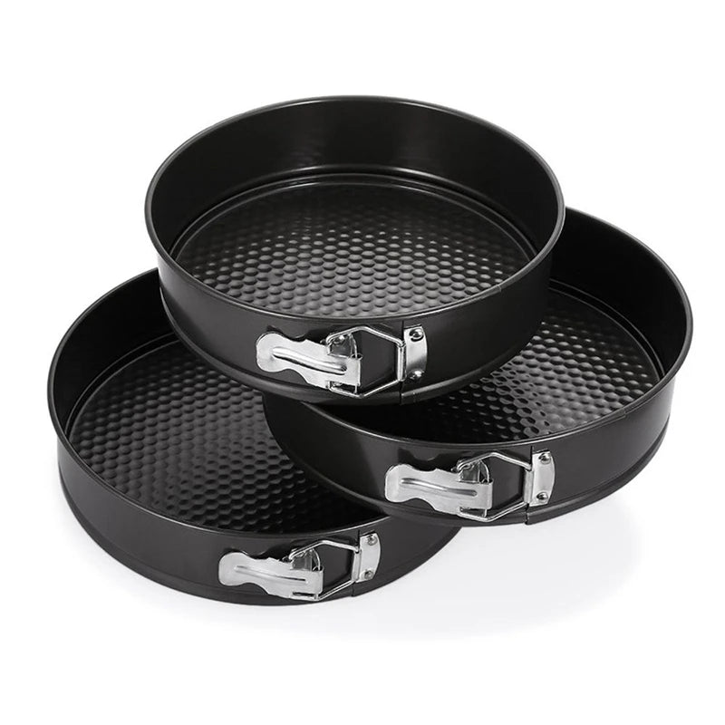 CHANSUNRUN 8/9/10" Non-Stick Springform Cake Pan Set of 3 Springform Cake Pan Set Oasis Select