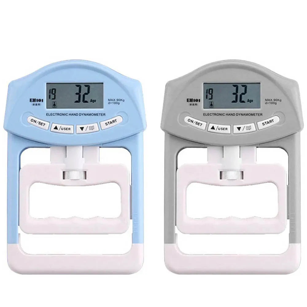 Digital Electronic Hand Dynamometer 90kg/200lbs Counting Gripper Hand Grips Strengthener Measurement Meter Auto Capturing Power Oasis Select