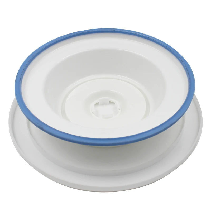 8-Piece Rotating Cake Turntable Set – Mousse Rings & Spatulas Cake Decorating Set Oasis Select