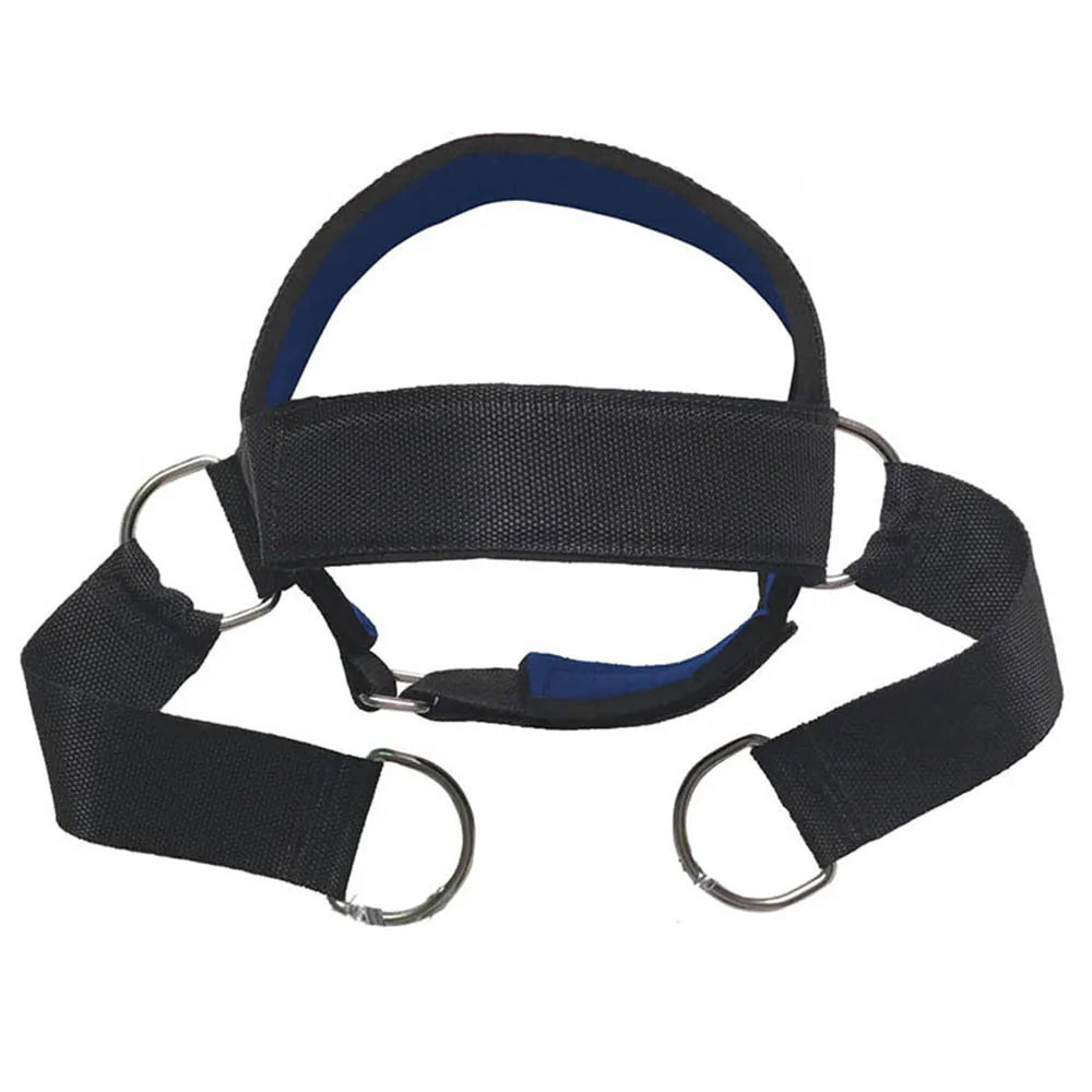 Head Neck Training Head Harness Body Strengh Exercise Strap Adjustable Neck Power Training Gym Fitness Weight Bearing cap Oasis Select Without chain