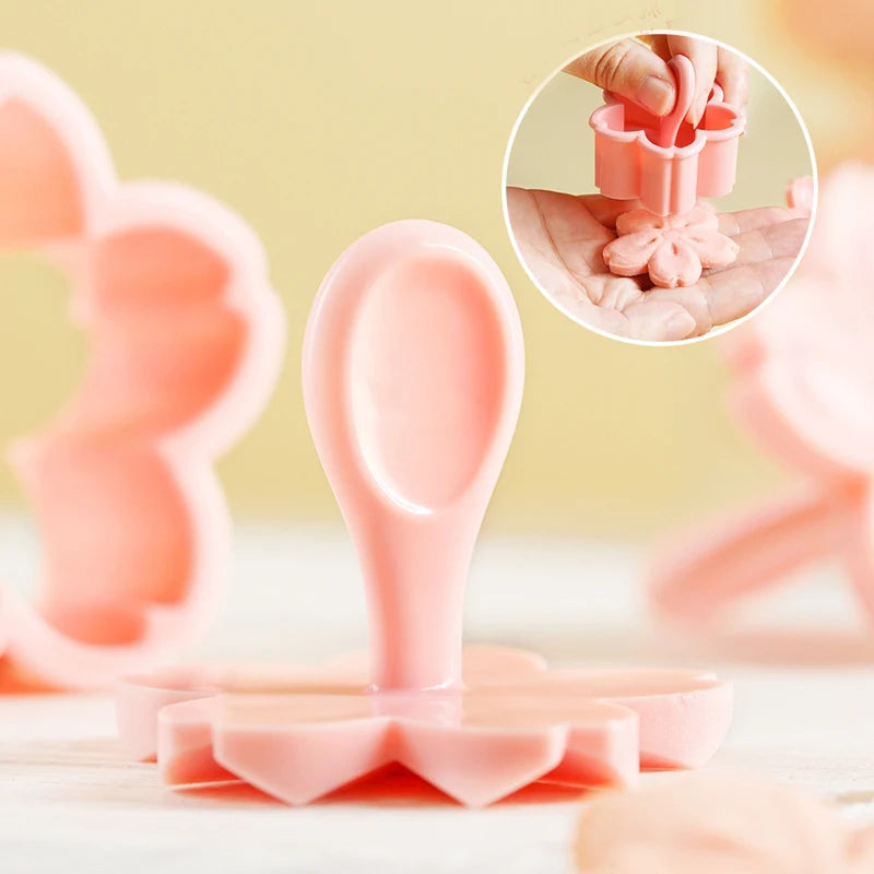 5-Piece Sakura Cookie Mold Set – Cherry Blossom Fondant Cutter Cookie Mold Set Oasis Select