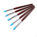5pcs Rubber Silicon Tip Paint Brushes for Watercolor Oil Painting Shaping Carving Tool Sculpture Clay Tools Oasis Select Default Title