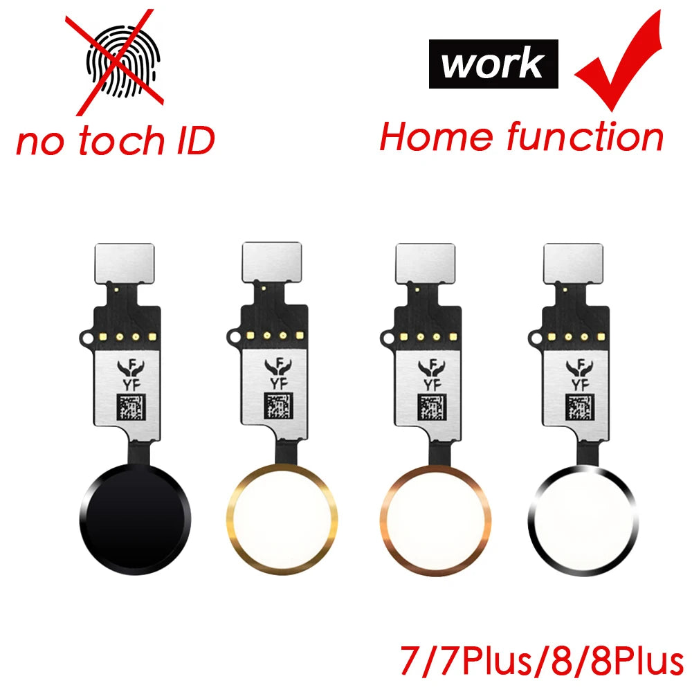 iPhone Home Button + Flex Cable – iPhone 6 to 8 Plus Replacement