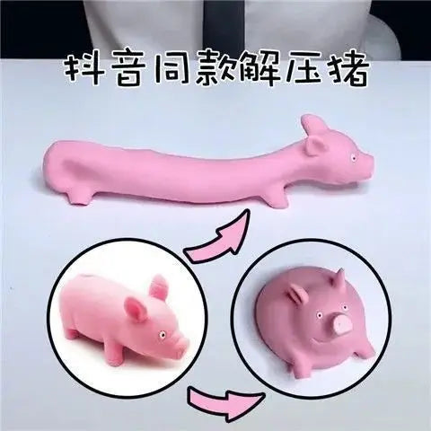 Popular online decompression dog patting dog Pug toy men and women pink pig creative decompression vent slow rebound Oasis Select