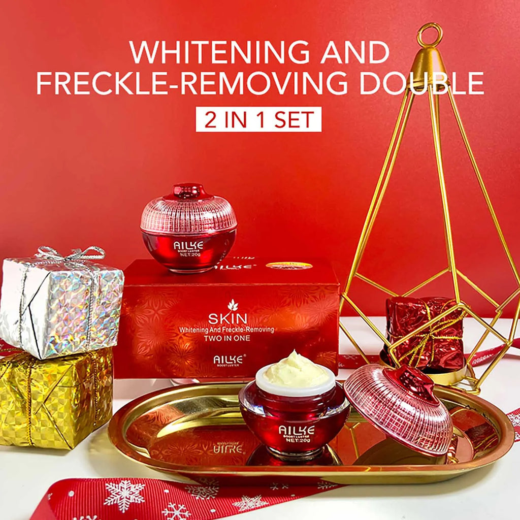 AILKE Brightening Face Care Set – Hyaluronic Acid & Serum