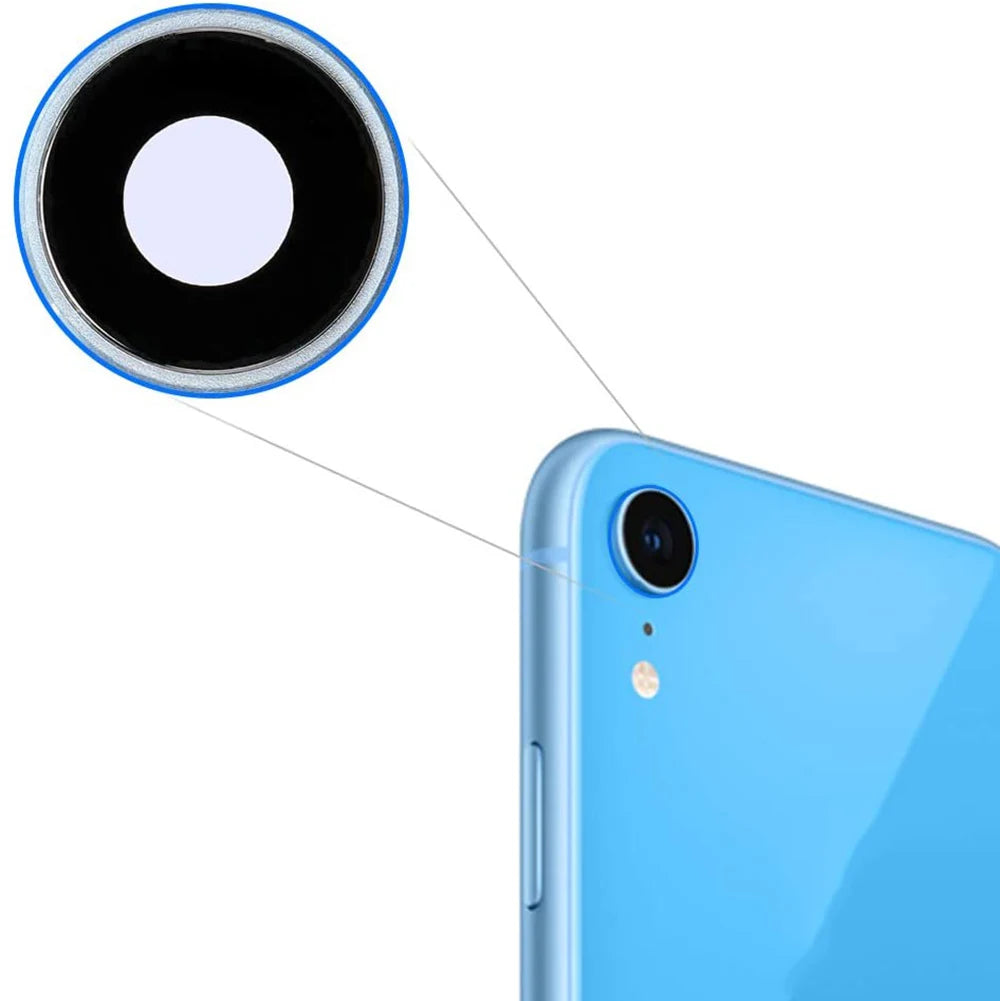 iPhone XR Rear Camera Lens Glass Cover with Frame Replacement