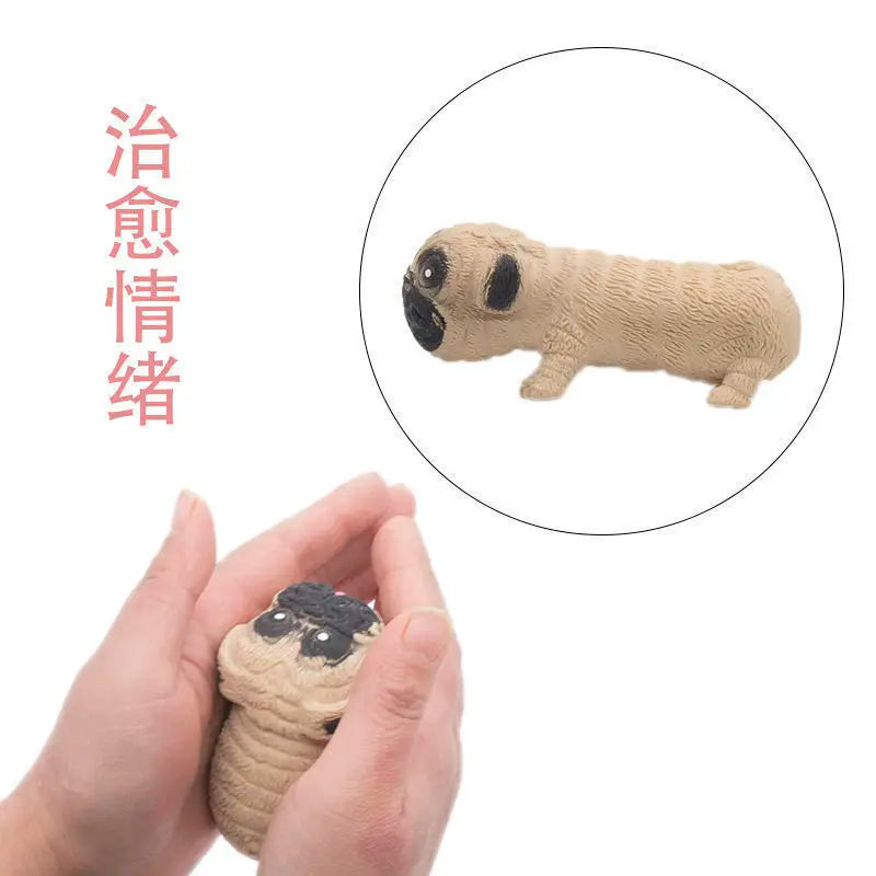 Popular online decompression dog patting dog Pug toy men and women pink pig creative decompression vent slow rebound Oasis Select