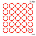 25-Pack Plastic Ring Binders 15–28mm | DIY Albums & Loose-Leaf