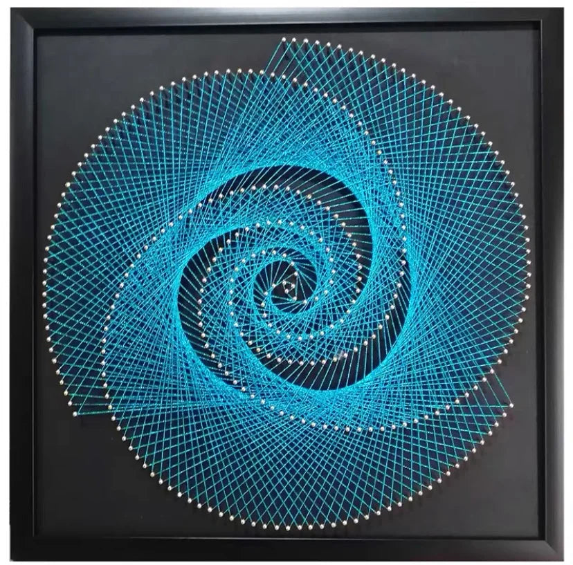 Geometry Nail Winding Painting DIY Material Package Wool Hand