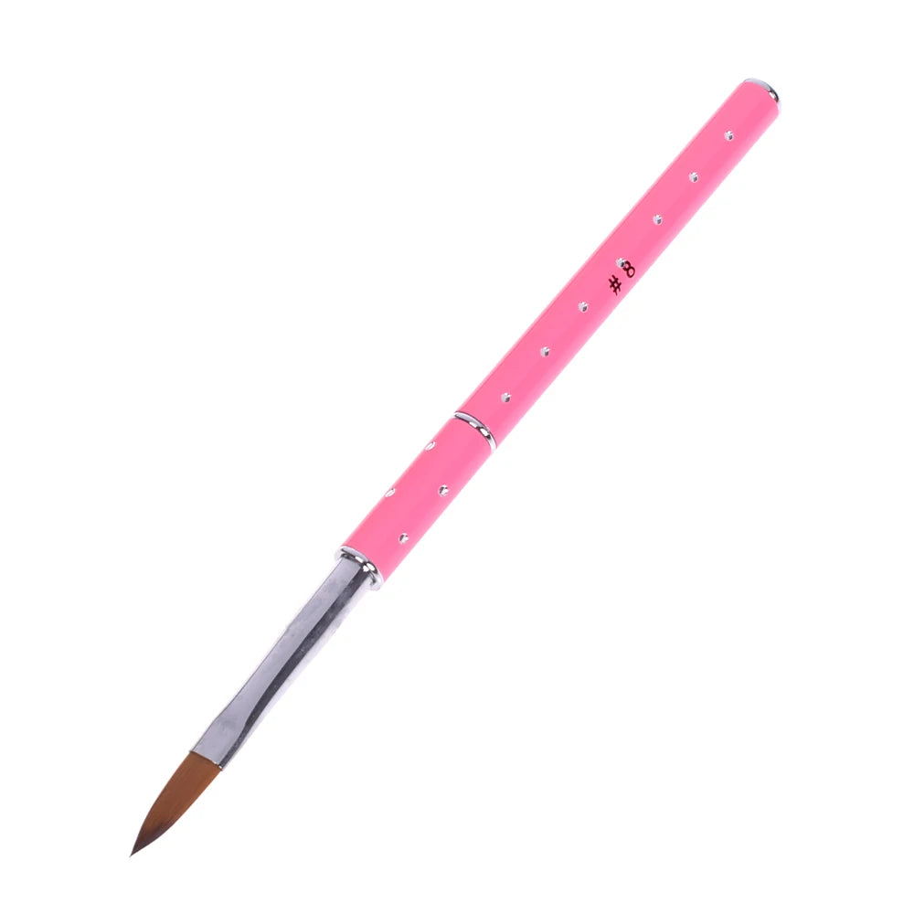 Kolinsky Sable Nail Art Brush – Metal Handle UV Gel & Acrylic