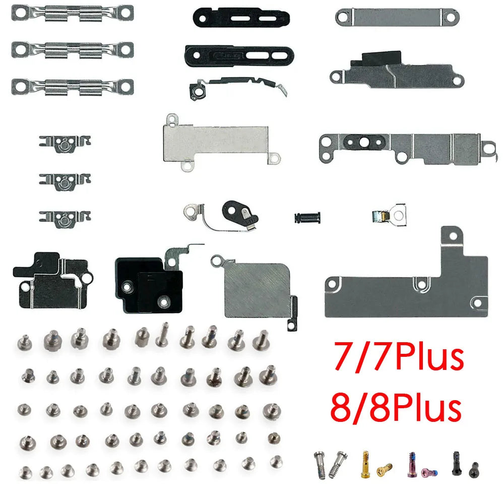 iPhone 7 8 Internal Metal Bracket Kit + Full Screw Set | Repair