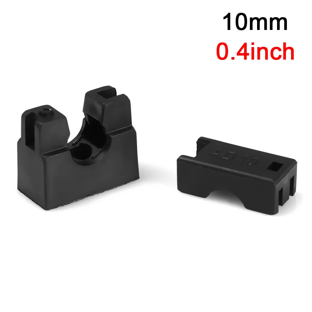 5Pcs 10-28mm PVC Pipe Clamps Wire Cable Fixing Holder Organizer Water Pipe Support Bellows Hose Hoop Buckle Electrical Fittings Oasis Select 10mm