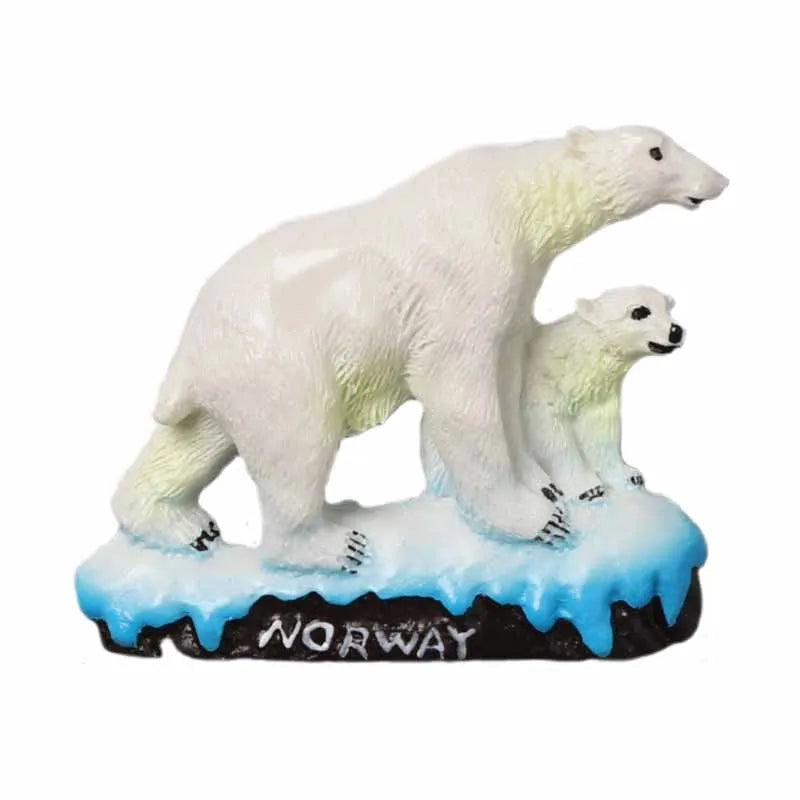 Resin Magnetic Fridge Stickers National Tourist Souvenirs Australia Finland Norway Travel Scenery 3D Refrigerator Magnets Gifts Oasis Select