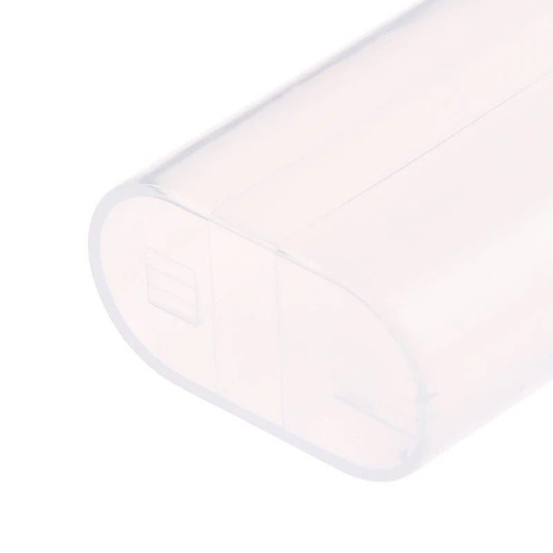 18650 Battery Storage Case – Clear Waterproof Holder, 2-Cell