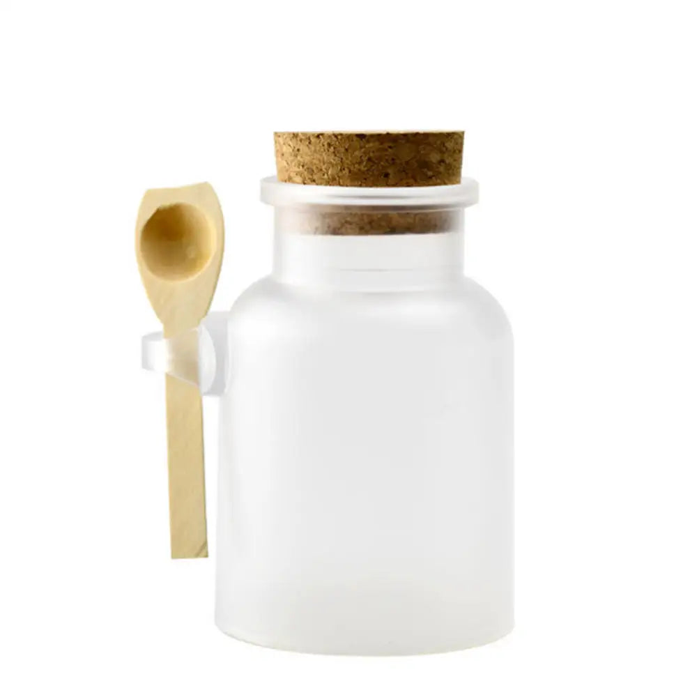 Matte Round Cork Jar 100–500ml | Bath Salt & Cosmetic Storage