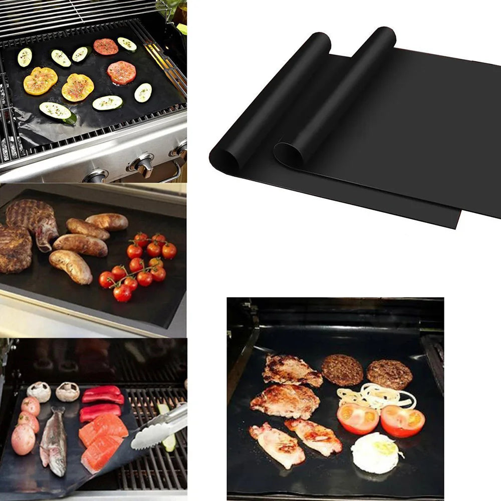 Reusable Nonstick BBQ Grill & Baking Mat – 6 or 8 Pack BBQ Grill Mat Oasis Select